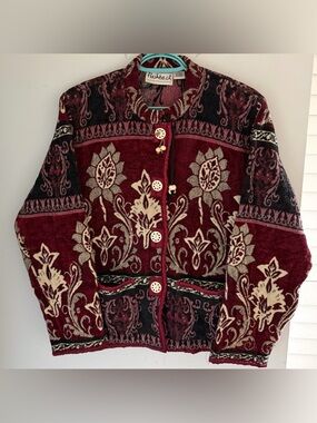 Gorgeous Vintage Flashback Tapestry Jacket L